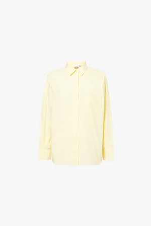 LMND Relaxed-fit Long-sleeve Cotton Shirt