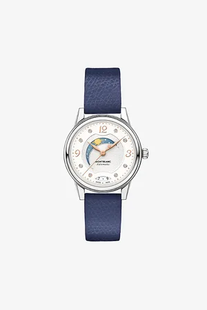 Montblanc 127358 Bohème Day & Night Stainless-steel and Leather Automatic Watch