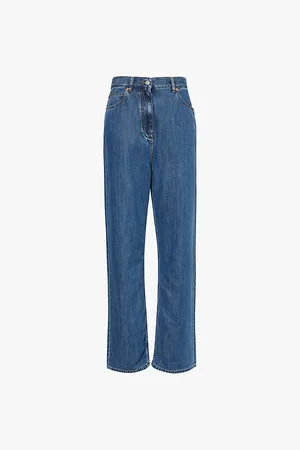 VALENTINO GARAVANI Relaxed-fit Straight-leg High-rise Stretch-denim Jeans