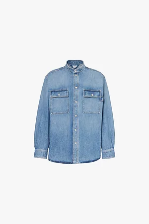 Bottega Veneta Relaxed-fit Faded-wash Denim Shirt