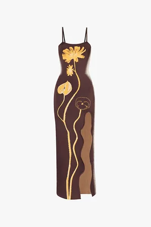PH5 Iris Floral-pattern Stretch-recycled-viscose Blend Maxi Dress