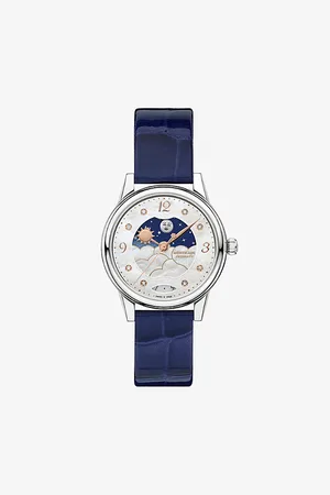 Montblanc 129758 Bohème Day & Night Stainless-steel and Leather Automatic Watch