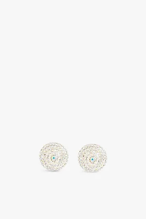 Pearl Octopuss. Y Le Soleil -plated Brass and Glass Earrings