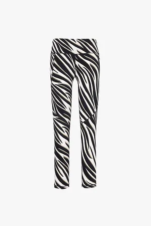 Sweaty Betty Power Zebra-print High-rise Stretch-woven Leggings