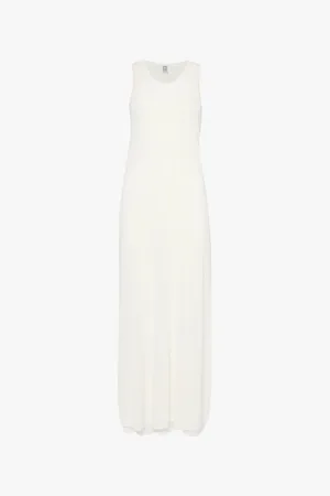 Totême Sleeveless Double-layer Knitted Midi Dress