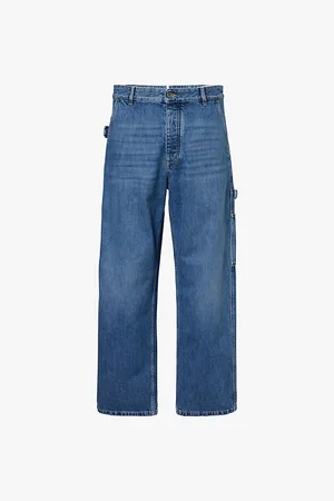 Bottega Veneta Faded-wash Straight-leg High-rise Jeans