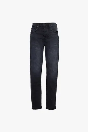Purple Brand Supernova Brand-patch Straight-leg Stretch-denim Jeans