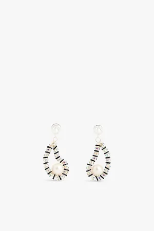 Pearl Octopuss. Y Tiny Oysters Sterling-silver and Freshwater Pearl Earrings
