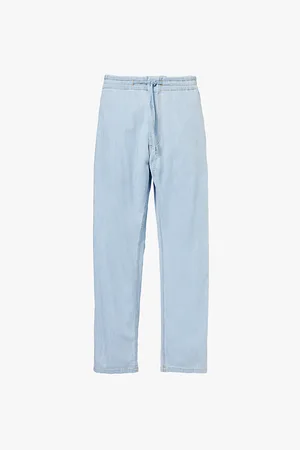 Bottega Veneta Relaxed-fit Drawstring-waist Denim Trousers