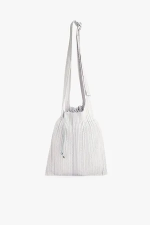 PLEATS PLEASE ISSEY MIYAKE Pleated Knitted Shoulder Bag