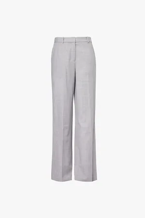 Simkhai Tavar Straight-leg High-rise Wool Trousers