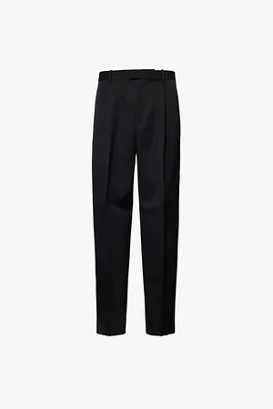Bottega Veneta Straight-leg High-rise Relaxed-fit Wool Trousers
