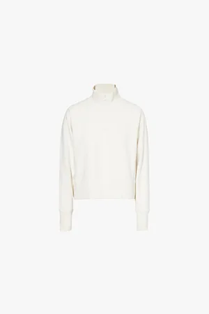 Sweaty Betty Revive Half-zip Cotton-blend Sweatshirt