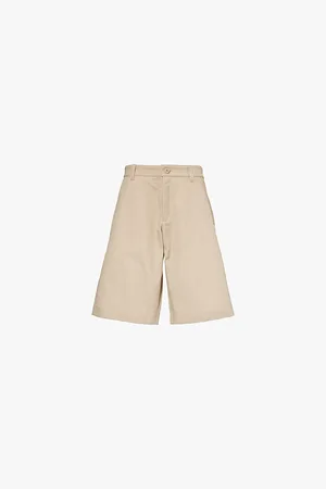 Champion Brand-appliqué Mid-rise Cotton-blend Shorts