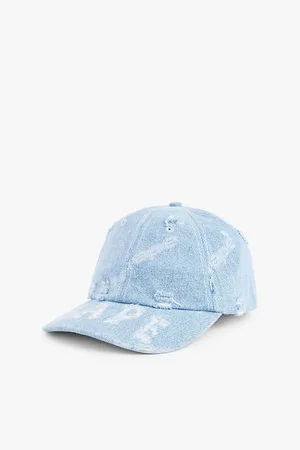 A Bathing Ape Brand-print Distressed Cotton Baseball Cap