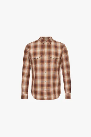 Tom Ford Western Checked Cotton Shirt