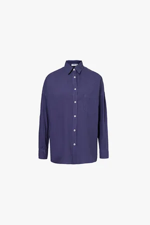 LMND Relaxed-fit Long-sleeve Cotton Shirt