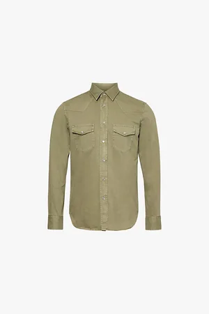 Tom Ford Western Long-sleeve Cotton-twill Shirt