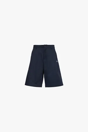 Champion Brand-appliqué Mid-rise Cotton-blend Shorts