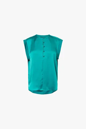 RAG&BONE Maple Relaxed-fit Recycled-polyester Blend Top