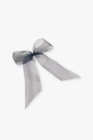 LELET NY Amy Rhodium-plated Brass and Silk Barrette