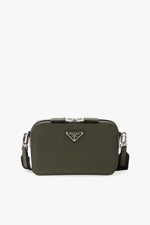 Prada Brique Leather Shoulder Bag