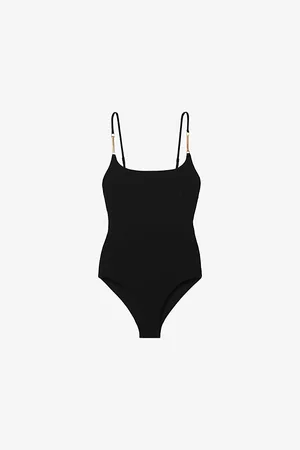 Reiss Imogen Chain-embellished Stretch-woven Swimsuit