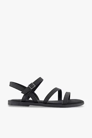 TOMS Kira Ankle-strap Leather Sandals