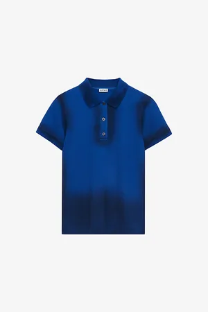 Loewe Anagram-embroidered Stretch-cotton Polo Shirt