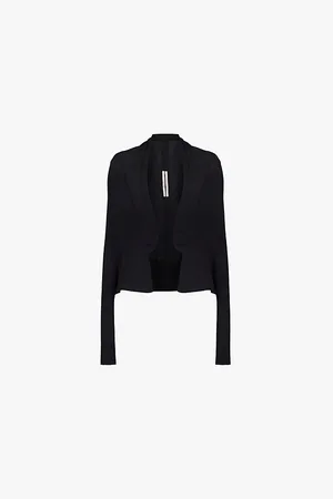 Rick Owens Wrap-front Relaxed-fit Wool Cardigan