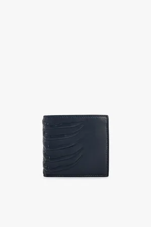 Alexander McQueen Skeleton-embossed Leather Wallet