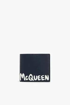 Alexander McQueen Brand-print Leather Wallet