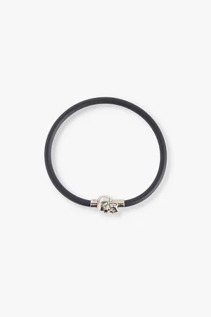 Alexander McQueen Skull-embellished Rubber Bracelet