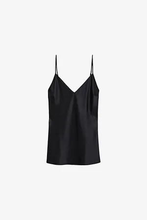 Joseph Clea V-neck Spaghetti-strap Silk Top