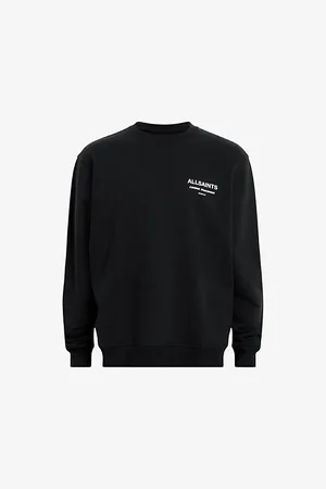 AllSaints Sanctum Logo-print Relaxed-fit Organic-cotton Sweatshirt