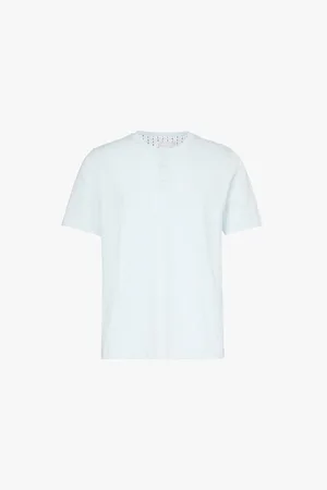 Hanro Henley Round-neck Regular-fit Cotton-jersey T-shirt