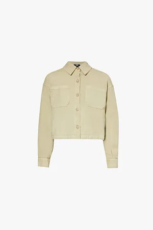 Paige Connor Cropped Cotton-blend Twill Jacket
