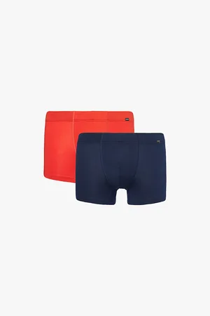 Hanro Branded-waistband Mid-rise Pack of Two Stretch-cotton Trunks