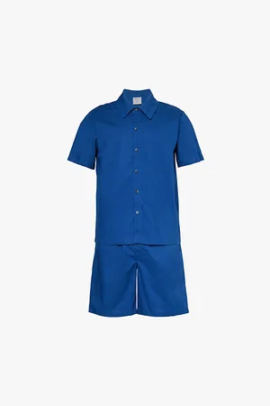Calvin Klein Brand-patch Regular-fit Stretch-cotton Pyjamas