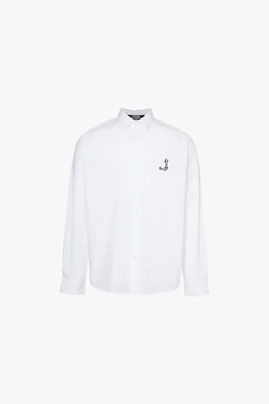 Jacquemus La Chemise Simon Logo-embroidered Regular-fit Cotton Shirt