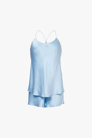 Olivia von Halle Bella Relaxed-fit Silk-satin Pyjama Set