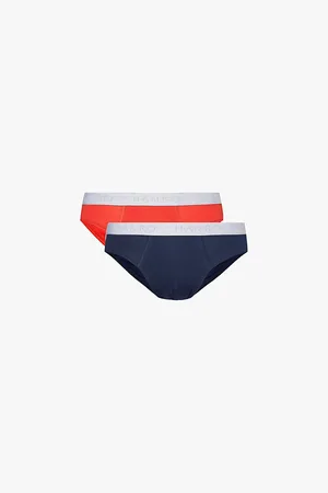 Hanro Branded-waistband Low-rise Pack of Two Stretch-cotton Briefs