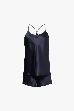 Olivia von Halle Bella Relaxed-fit Silk-satin Pyjamas