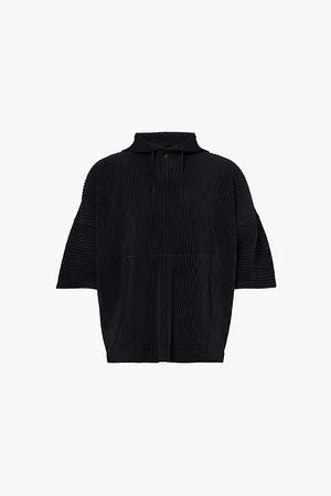 Issey Miyake June Pleated Knitted Hoody