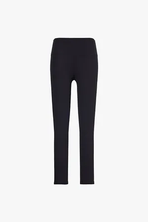 Splits59 Clare Logo-print High-rise Stretch-woven Leggings