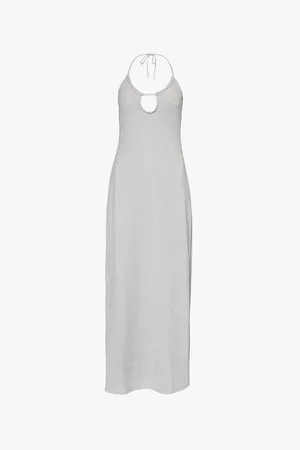 Pretty Lavish Myka Halter-neck Regular-fit Woven Maxi Dress