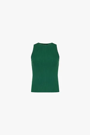 Max Mara Sleeveless Slim-fit Knitted Top