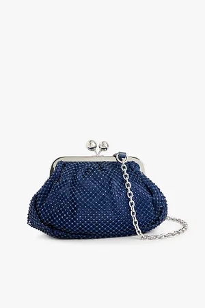 Max Mara Pasticcino Satin Clutch Bag
