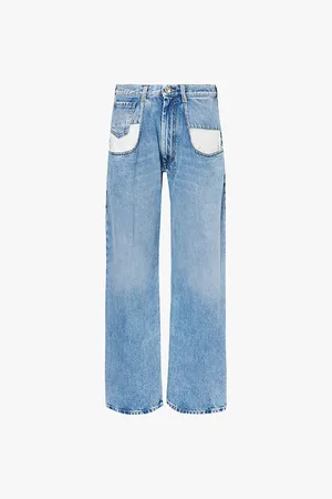 Maison Margiela Faded-wash Straight-leg Relaxed-fit Jeans