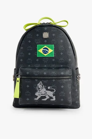 MCM Euro 2024 Brazil Faux-leather Backpack